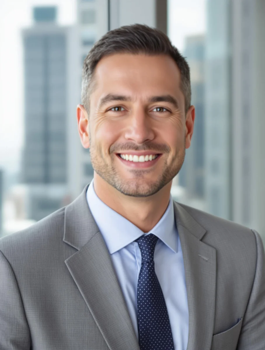 KI-generiertes Bewerbungsfoto - Geschäftsmann