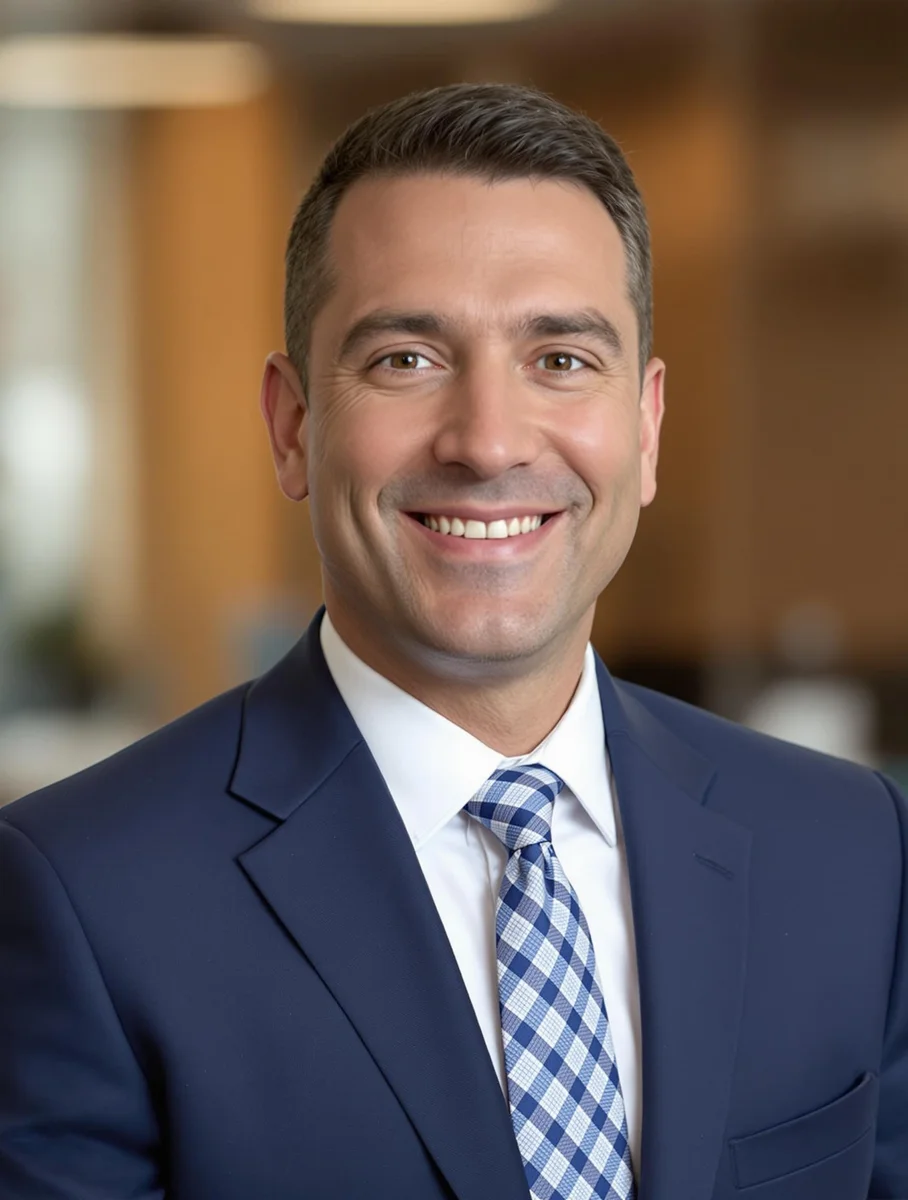 KI-generiertes Bewerbungsfoto - Business Mann